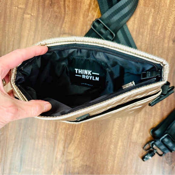 Think Royln Bum Bag 2.0 | Pearl Cashmere Medium Crossbody / Belt Bag - Picture 6 of 10